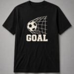 Goal Soccer Net Unisex T-Shirt - Black