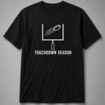 Touchdown Season Goalpost Unisex T-Shirt - Black